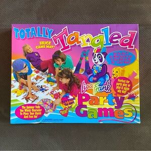 VTG Lisa Frank Totally Tangled party game complete box set - SPINNER WARPED